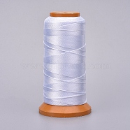 Polyester Threads, for Jewelry Making, White, 0.7mm, about 437.44 yards(400m)/roll(NWIR-G018-E-02)