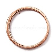 Copper Wire, Square, Raw(Unplated), 1x1mm, about 19.69 Feet(6m)/Bundle(FIND-WH0042-99C)