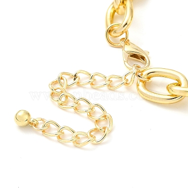 2Pcs 2 Styles Golden Aluminum Pendant Necklaces Set(NJEW-P289-02B-G)-4