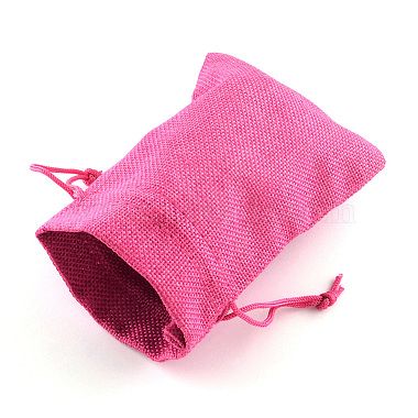 Bolsas con cordón de imitación de poliéster bolsas de embalaje(X-ABAG-R005-18x13-08)-2