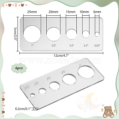 おもちゃ製作用のアクリル製安全目挿入ツール(TOOL-WH0127-45D)-2