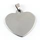 Non-Tarnish 201 Stainless Steel Stamping Blank Tag Pendants(STAS-R064-82)-1