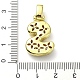 Brass Micro Pave Clear Cubic Zirconia Pendants(KK-M279-01G-S)-3