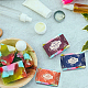 PandaHall Elite 90Pcs 9 Style Rectangle with Flower Pattern & Word Handmade Soap Paper Tag(DIY-PH0002-77C)-4