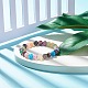 8.5MM Imitation Gemstone Glass Round Beads Stretch Bracelet for Women(X-BJEW-JB07415)-4