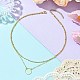 Brass Layered Necklace for Women(NJEW-JN04912)-2