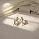 Alloy Rhinestone Stud Earrings(EJEW-Z172-02G-02)-1