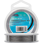 Tiger Tail Wire, Nylon-coated Stainless Steel Wire, Stainless Steel Color, 0.38mm, about 262.46 Feet(80m)/roll(TWIR-BC0001-12-0.38mm)