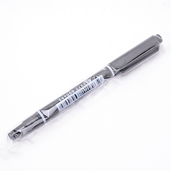 Plastic Double-end Marker Pen, Office & School Supplies, Black, 5-1/4x1/2x3/8 inch(135x14x11mm)