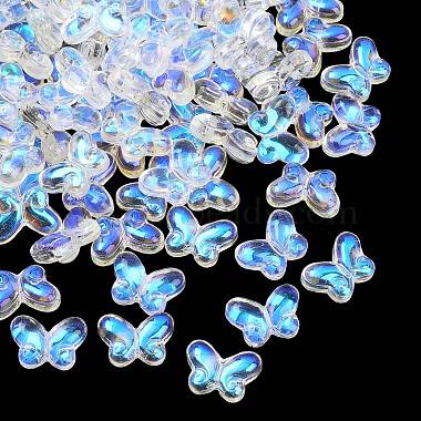 ab farbig plattierte transparente Glasperlen(GLAA-Z020-01A)-1