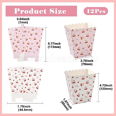 20Pcs 2 Colors Cherry Printed Paper Popcorn Boxes(ST-CJ0010-14)-2