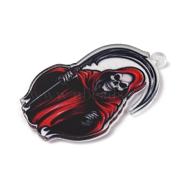 pendentifs en acrylique opaque sur le thème d'Halloween(OACR-M019-01B)-2