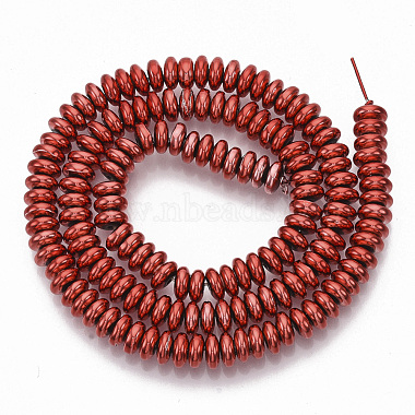 Electroplated Non-magnetic Synthetic Hematite Beads Strands(G-S365-012A)-3