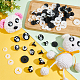 Pandahall Elite 40 Sets 4 Sicherheitsaugen aus Kunststoff für Puppen(DOLL-PH0001-29)-2