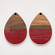 Resin & Walnut Wood Pendants(X-RESI-S384-002A-A02)-1
