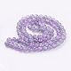 Spray Painted Crackle Glass Beads Strands(CCG-Q002-10mm-02)-2