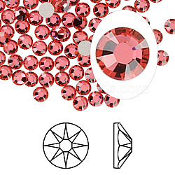 Austrian Crystal Rhinestone Cabochons, Crystal Passions, Foil Back, Xirius Rose, 2088, 289_Indian Pink, 4.6~4.8mm(X-2088-SS20-289(F))