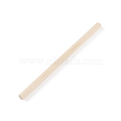 Schima Wood Sticks, Wooden Dowel Rod, Toy Making Accessories, Moccasin, 10x0.5cm(DIY-WH0029-34B)