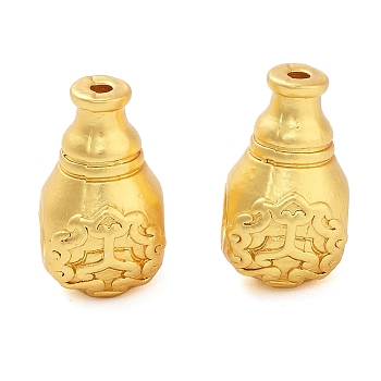 Alloy Beads, Bottle, Golden, 16x10.5x9mm, Hole: 1.5mm and 3.5mm