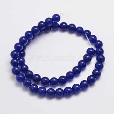 Natural & Dyed Malaysia Jade Bead Strands(X-G-A146-8mm-A22)-2