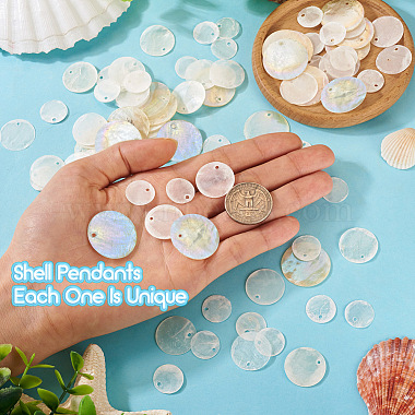 Pandahall 100Pcs 3 Styles Capiz Shell Pendants(SHEL-TA0001-07)-6