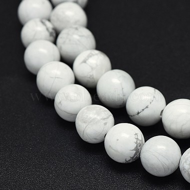 Chapelets de perles en howlite naturelle(X-G-F604-18-8mm)-3