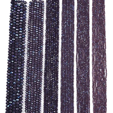 Electroplate Opaque Solid Color Glass Beads Strands(EGLA-A044-P2mm-L11)-2