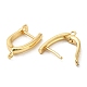 Brass Hoop Earrings Finding(KK-M262-1C-G)-2
