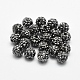 Handmade Polymer Clay Rhinestone Beads(RB-L030-18A-8mm)-1