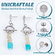 Unicraftale 20 paires 304 clous d'oreilles en acier inoxydable(STAS-UN0049-52)-5