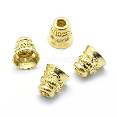 Unplated Brass Bead Caps