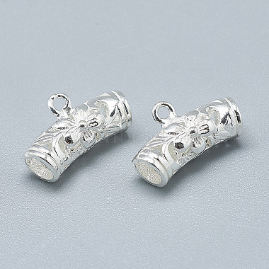 925 Sterling Silver Tube Bails(STER-T002-54S)-2