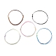 Dyed Gradient Color Adjustable Nylon Thread Cord Braided Bracelet Making(AJEW-JB01161)-1