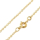 Brass Cable Chain Necklaces(SW028-G)-2