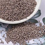 MIYUKI Delica Beads, Cylinder, Japanese Seed Beads, 11/0, (DB2271) Opaque Glazed Beige, 1.3x1.6mm, Hole: 0.8mm, about 10000pcs/bag, 50g/bag(SEED-X0054-DB2271)