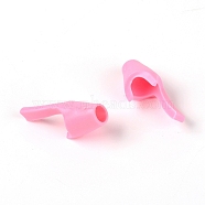 Polyethylene Pencil Grips for Kids, Grip Posture Correction Tool, Pink, 34x15x16.5mm(AJEW-WH0002-90A)