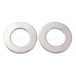 201 Stainless Steel Linking Rings, Donut, 32x2mm, Inner Diameter: 18mm(STAS-G238-07)