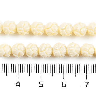 Synthetic Coral Carved Beads Strands(CORA-C003-01)-5