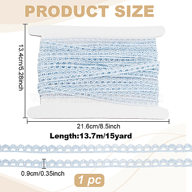 15 Yards Polyester Lace Trims(SRIB-MA0001-09A)-2