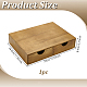 Desktop Wood File Storage Boxes with Double Drawer(CON-WH0089-267)-2