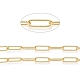 Soldered Brass Paperclip Chains(CHC-D025-03G)-3