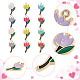 48Pcs 12 Styles Alloy Enamel Pendants(FIND-AR0004-28)-3