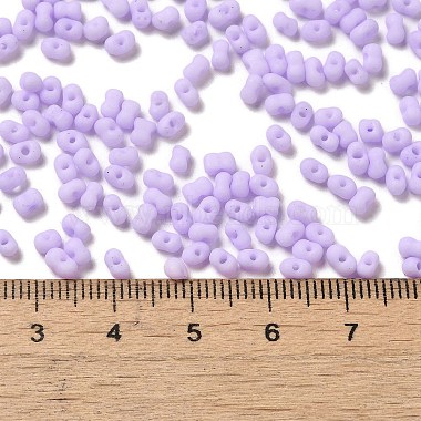 Glass Frosted Seed Beads(SEED-K009-05B-04)-4