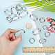 WADORN 24Pcs 6 Style Zinc Alloy Spring Gate Rings(FIND-WR0003-72)-6
