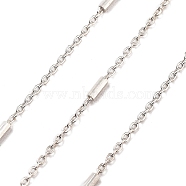 925 Sterling Silver Satellite Chains, Soldered, without Spool/Card Paper, Silver, 1x1x0.2mm(STER-P064-01S)