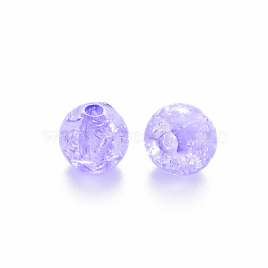 Transparent Crackle Acrylic Beads(X-MACR-S370-G8mm)-2