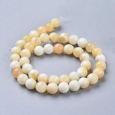 Miel naturel perles de jade brins(G-K153-B26-8mm-01)-2