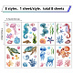 8 Sheets 8 Styles PVC Waterproof Wall Stickers(DIY-WH0345-163)-2