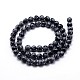 Natural Snowflake Obsidian Round Bead Strands(G-J303-09-4mm)-2