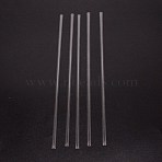 ABS Plastic Column Bar Rods, for DIY Sand Table Architectural Model Making, Clear, 250x5mm, Hole: 4mm, 5pcs/set(DIY-WH0016-23D)